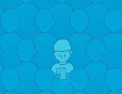 Eine Person hebt sich aus einer anonymen Menge hervor – Symbol für individuelle Unterschiede hinter allgemeinen Empfehlungen.